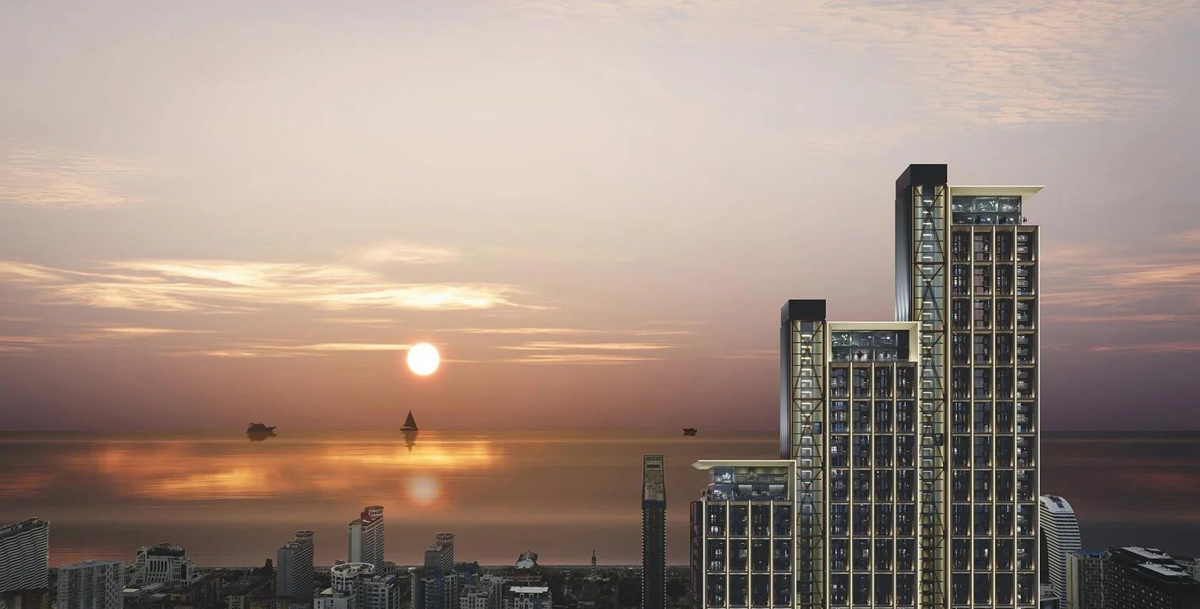 Mixed-Use Tower Apartments in Central Batumi, Georgia