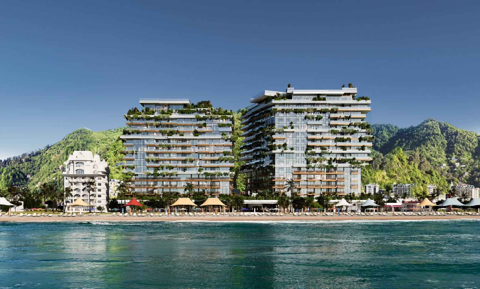 Beachfront Resort Apartments in Gonio, Batumi, Georgia